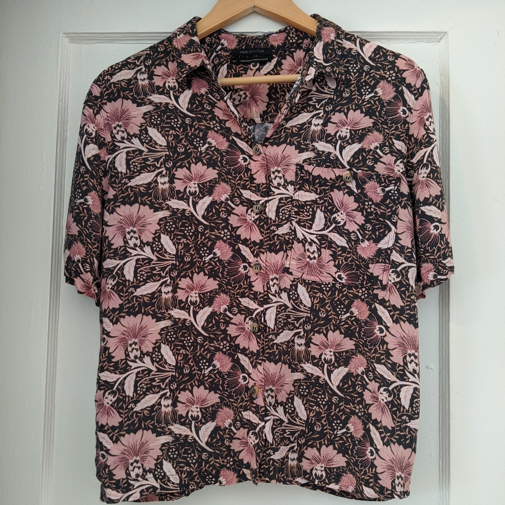 Floral button down shirt by Urban Outfitters
